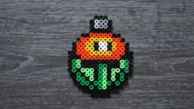 Fleur de Feu Mario en Boule de Noël